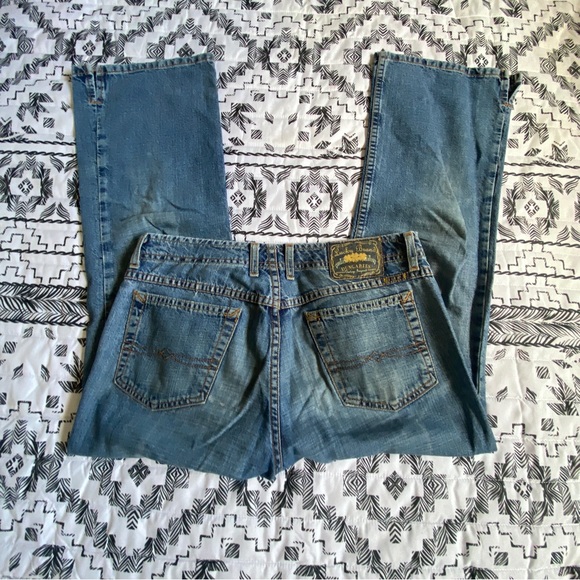 Vintage Jeans Lucky Brand Relay Crop Blue Denim size 2 26 - Picture 8 of 9
